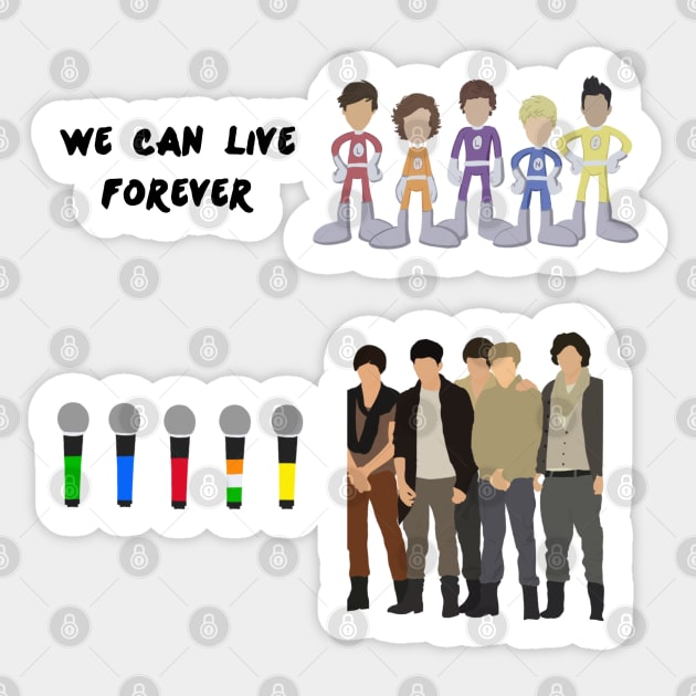 One direction sticker pack Sticker by Marianaechev